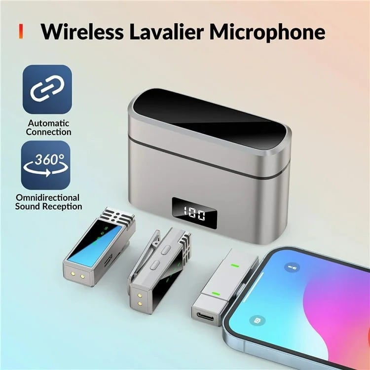 Picture of Jmary MW-15 2.4G wireless Microphone for Mobile Iphone Lightning Multicolor