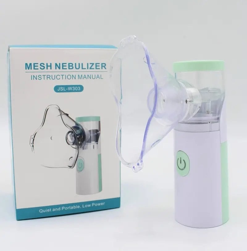 Picture of Mini Mesh Nebulizer Portable Handheld Effective Respiratory Solution For Kids & Adults Or Infants 