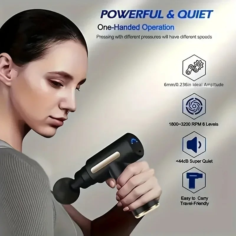 Picture of Body massge gun Electric Vibration Body muscle Fascial Gun & Recovery device