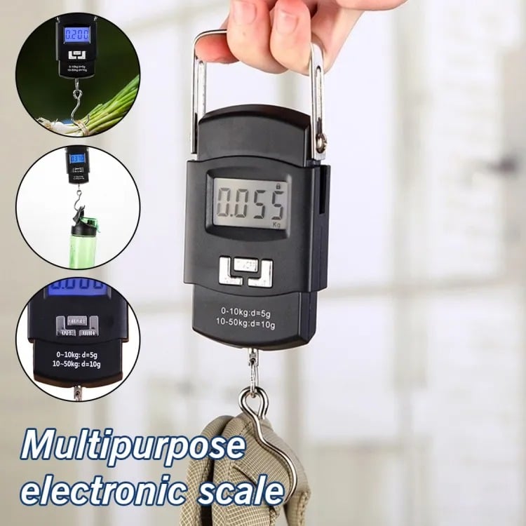 Picture of Glancing Weight Scale For Luggage 50 Kg- digital weight machine for luggage 55/UGaj Weighing Scale  (Black) Black