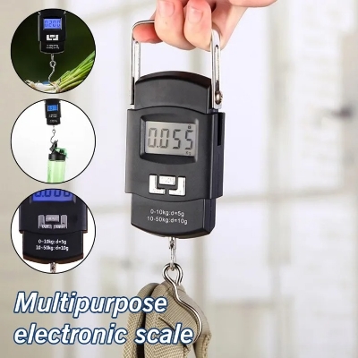 Picture of Glancing Weight Scale For Luggage 50 Kg- digital weight machine for luggage 55/UGaj Weighing Scale  (Black) Black