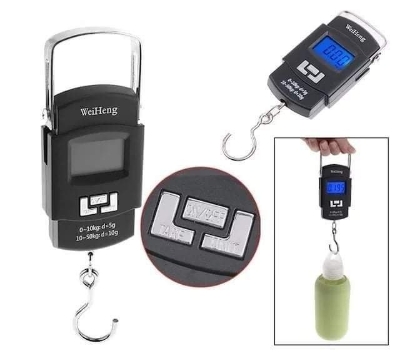 Picture of Glancing Weight Scale For Luggage 50 Kg- digital weight machine for luggage 55/UGaj Weighing Scale  (Black) Black