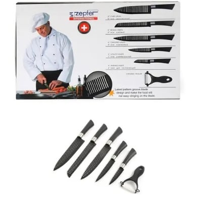 Picture of zepter Kitchen 6 Pcs Set For Chef Zepter Black