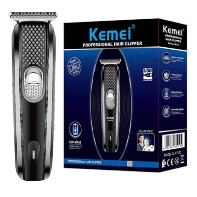 Picture of Professional Kemei KM 039 Hair Trimmer Powerful Cordless Hair Clipper For Men Stainless Steel 