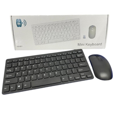 Picture of KM901 Keyboard Mouse Combo 2.4G Wireless 78 Key Mini Keyboard and Mouse
