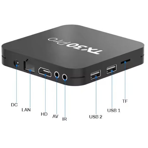 Picture of TX30 Pro 12K Ultra HD Android TV Box Black