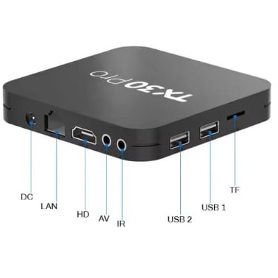 Picture of TX30 Pro 12K Ultra HD Android TV Box Black