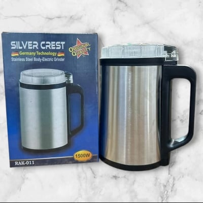 Picture of Silver Crest Stainless Steel Electric Mini Grinder 1500 Watt Silver