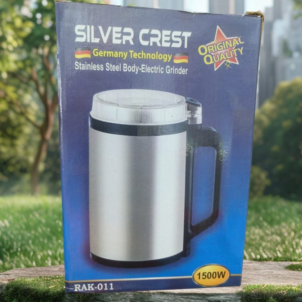 Picture of Silver Crest Stainless Steel Electric Mini Grinder 1500 Watt Silver