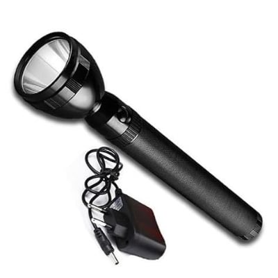 Picture of Y Super Metal  Rechargeable High Power Torch Flashlight for Outdoor and Everyday Purpose (Black) Black