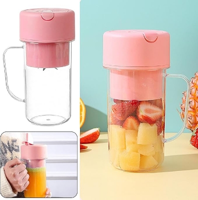 Picture of Electric Blending Bottles - Portable Blender Cup Bottle with Straw - Multifunctional USB Charging Juicer - Ideal for Men, Women, Sports, Home, Gym, School, and Company Use 