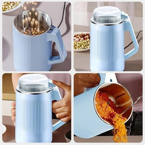 Picture of 8-Blade Extreme Home Grinder,Coffee Grinder Electric,Multifunctional Grinding Machine For Cereals, Household Small Powder Grinding Machine Multicolor