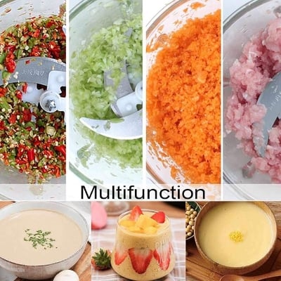 Picture of Sokany 800w 2 Speed 3L Multifunction Electric Meat Grinder Food 304 Stainless Steel Mincer, Electric Meat Grinder, Food Chopper, Meat Chopper, Food Processor, Stainless Steel Kitchen Food Processor for Meat (5L 500W), with Stainless Steel Bowl 