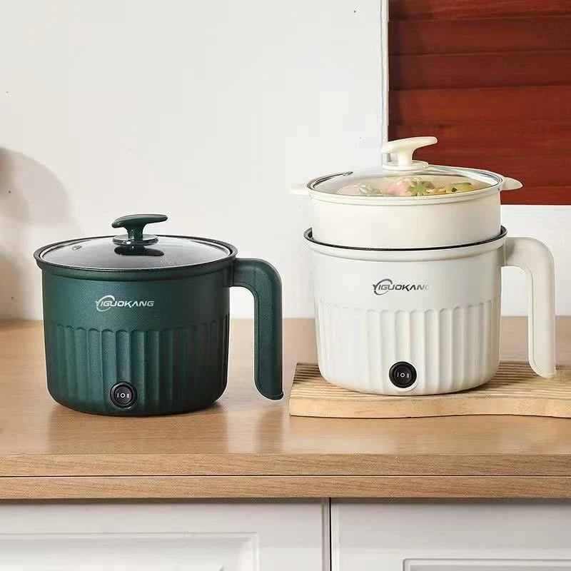 Picture of New Multifunctional Mini Electric Rice Cooker | Non-Stick Cooking Pot | 1.8 L. Non-Stick Cooker Multicolor