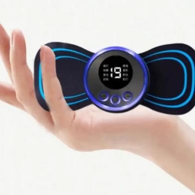Picture of Portable Electric Pain Relax Neck Body Massager With USB Charging Cable - 1 Black