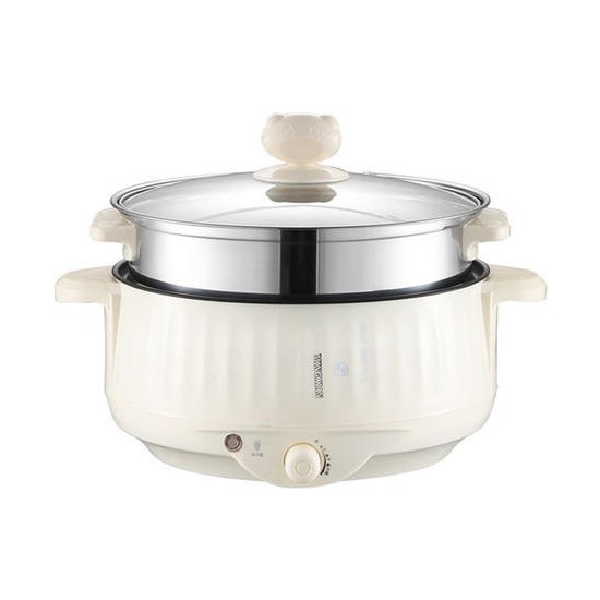 Picture of Prestige Electric Multicooker Multifunctional Rice Cooker Frying Pan Non-stick Cookware Multi Soup Hotpot for Kitchen White