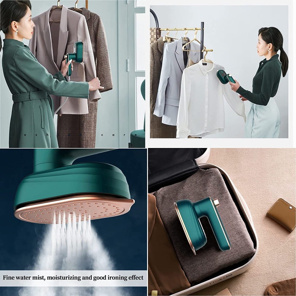 Picture of Professional Micro Steam Iron Handheld Household Portable Mini Iron Machine For Home Travel Business & Garment-Irons-Pure Mall Green
