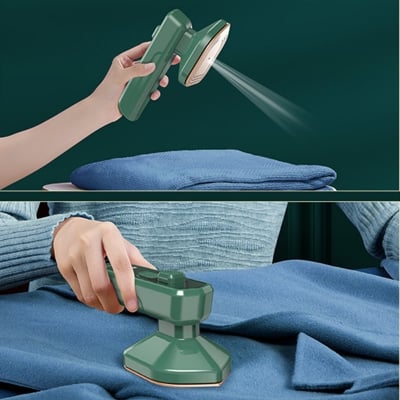 Picture of Professional Micro Steam Iron Handheld Household Portable Mini Iron Machine For Home Travel Business & Garment-Irons-Pure Mall Green