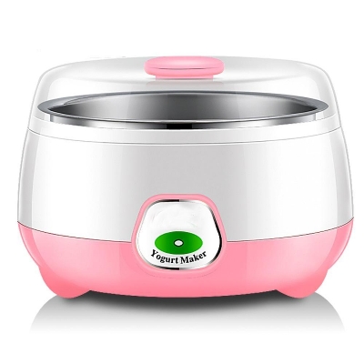 Picture of Automatic Yogurt Maker-1L Dahi Maker With Stainless Steel Bowl Pink