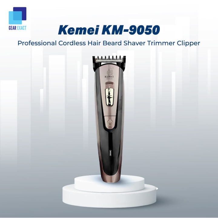 Picture of Kemei KM-9050 Rechargeable Hair And Beard Trimmer 