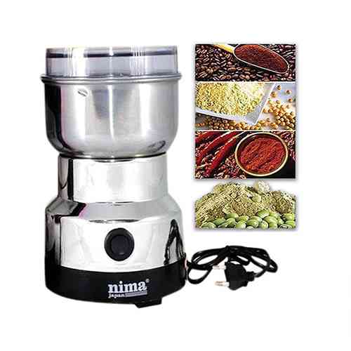 Picture of Nima Electric 2 in 1 Blender and Grinder, High Quality Heavy Duty Blender and Mixer Grinder Silver