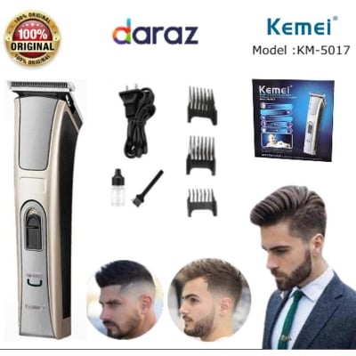 Picture of Kemei km 5017 Rechargeable Hair & Beard Clipper Trimmer for men 
