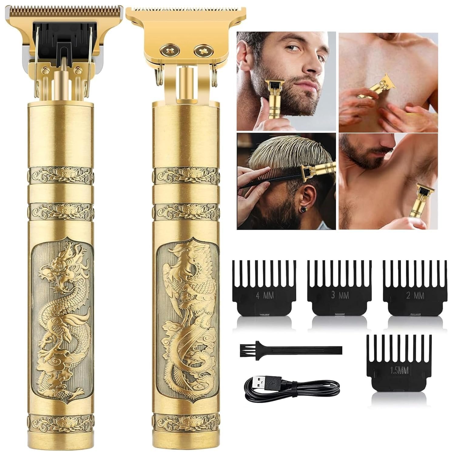 Picture of T9 Electric Professional Hair Clipper Hair Cutting Machine Trimmer 