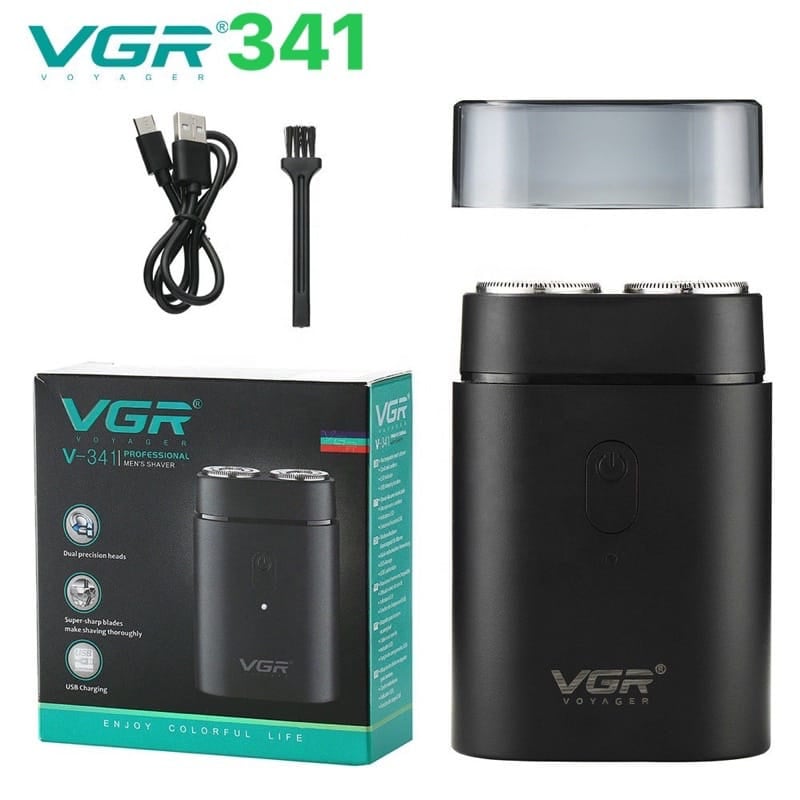 Picture of VGR V-932 Professional Rechargeable Corded & Cordless Pocket Hair Trimmer for Men’s Runtime: 120 Minutes, Black 