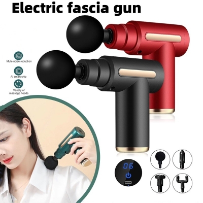 Picture of Massage Gun 5 in 1 Multifunctional Electric Full Body Massage Equipment Set for Deep Tissue Relief & Full Body Relaxation 6 Speeds with 4 Massage Heads Pysiotherapy Massager Gun 