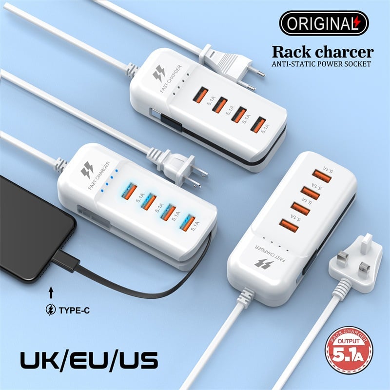 Picture of Rack Charger 2PD+2USB Safe Charge 