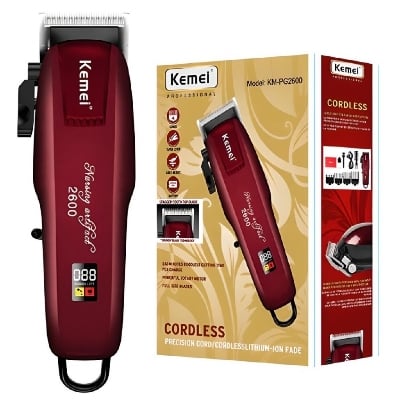 Picture of Kemei KM-2600 Professional Cord Cordless Hair Clipper Beard Trimmer for Men 
