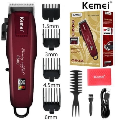 Picture of Kemei KM-2600 Professional Cord Cordless Hair Clipper Beard Trimmer for Men 