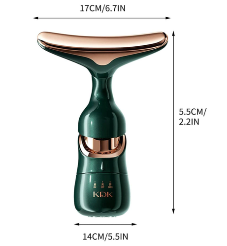 Picture of 4D Multi-Functional 3 In 1 Facial Lifting Device Neck Eye Massage Face Slimmer Beauty Skin Tightening Anti Aging 