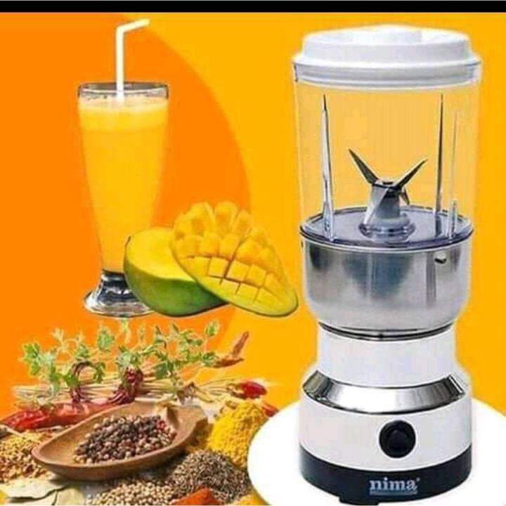 Picture of Nima Electric 2 in 1 Blender and Grinder, High Quality Heavy Duty Blender and Mixer Grinder 