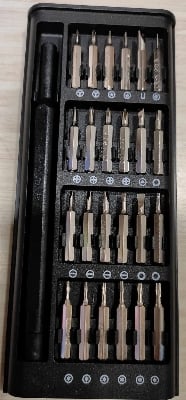 Picture of Sky- 24-in-1 Precision Screwdriver Set with 24 Alloy S2 Steel Bits,Repair Tool Kit for Laptop,Smartphone,iPhone,Camera, Electronics Devices etc Black