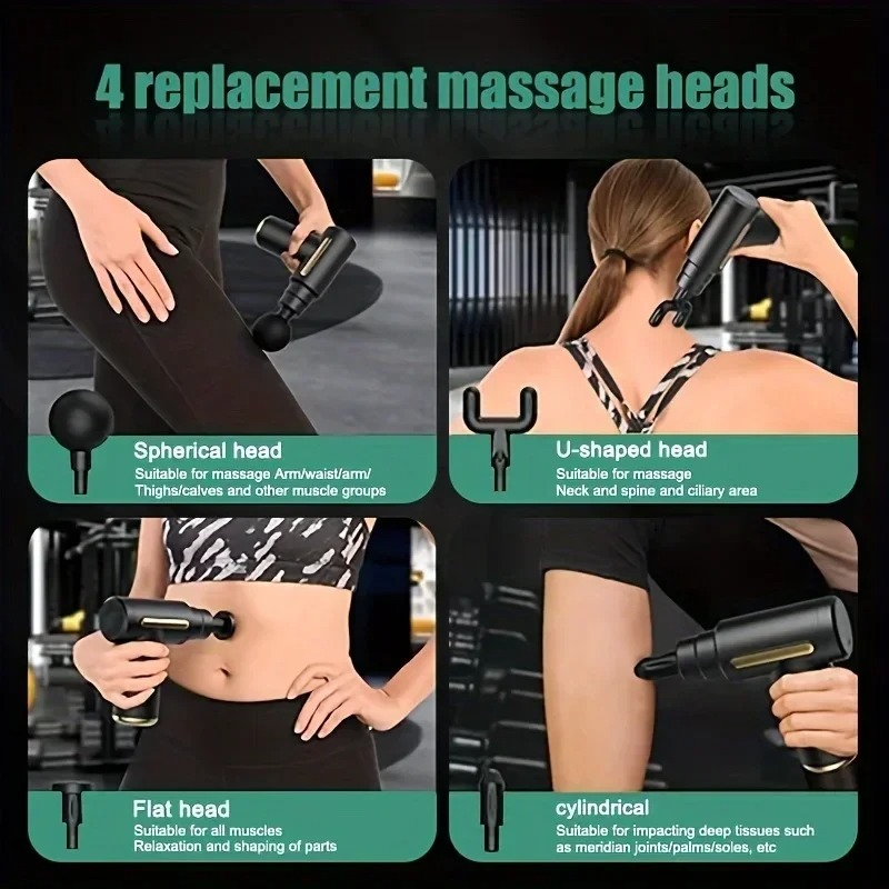 Picture of Body massge gun Electric Vibration Body muscle Fascial Gun & Recovery device 