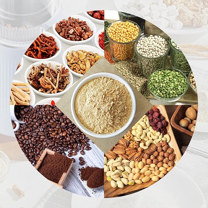 Picture of 8-Blade Extreme Home Grinder,Coffee Grinder Electric,Multifunctional Grinding Machine For Cereals, Household Small Powder Grinding Machine Multicolor