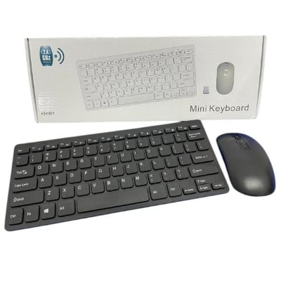 Picture of KM901 Keyboard Mouse Combo 2.4G Wireless 78 Key Mini Keyboard and Mouse 