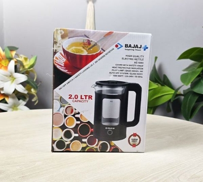 Picture of Bajaj AE1881 Double Layer Electric Glass Kettle - 2 Liter High Quality Electric Kettle Multicolor