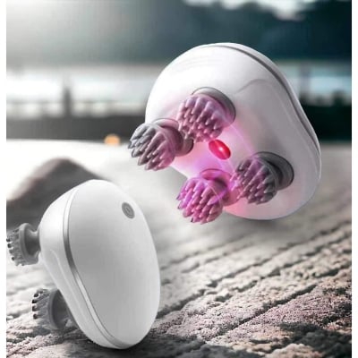 Picture of Electric Migraine Massagem Saude Masajes Relax Masajeador Scalp Head Massager Body Massage Blue