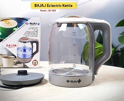 Picture of Bajaj AE1818 Automatically Turns Off and Automatic Over Heat Protection Electric Kettle - 2 Liter Bajaj Plus High Quality Electric Kettle AE- 1818 (2.0 LTR) Multicolor