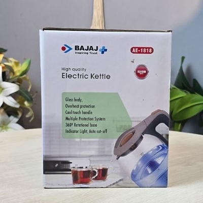 Picture of Bajaj AE1818 Automatically Turns Off and Automatic Over Heat Protection Electric Kettle - 2 Liter Bajaj Plus High Quality Electric Kettle AE- 1818 (2.0 LTR) Multicolor