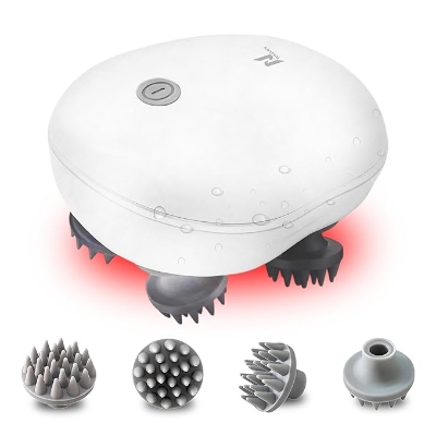 Picture of Rechargeable Scalp Massager with Soft Silicon for Relaxing Scalp Massage, Head Massager, and Hair Massager for Hair Growth - Enhance Hair Wellness and Relaxation Multicolor