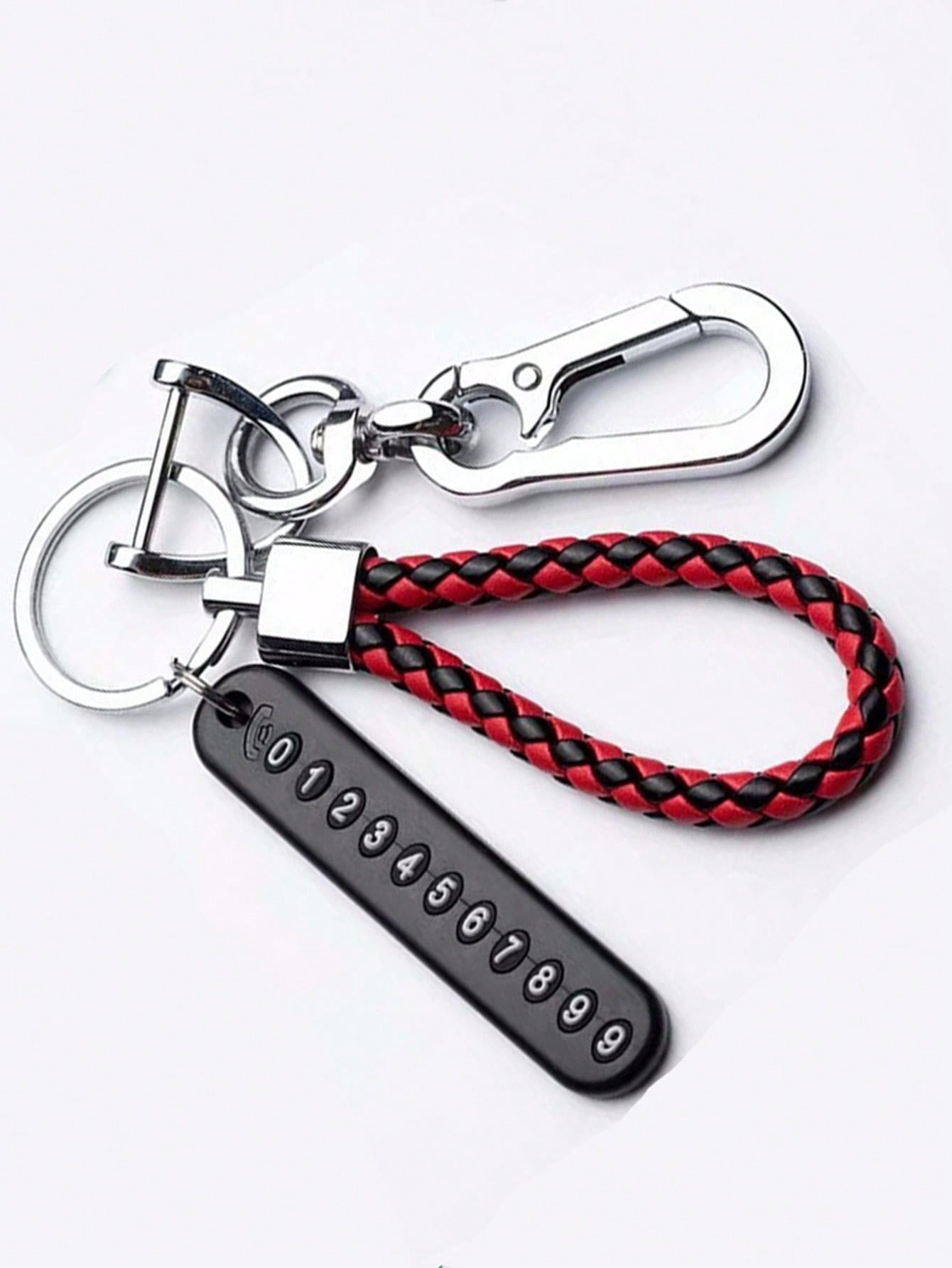 Picture of Keychain with Special Phone Number for Anti-Loss 