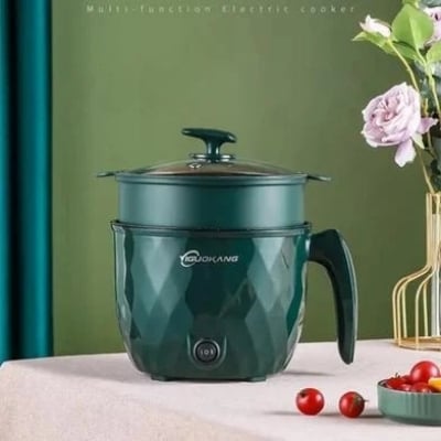 Picture of Multifunctional Non-stick Mini Rice Cooker Non-Coated Household Electric Cooker Electric Frying Pan 1.8L Multifunctional Electric Rice Cooker
