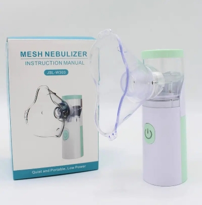 Picture of Mini Mesh Nebulizer Portable Handheld Effective Respiratory Solution For Kids & Adults Or Infants 