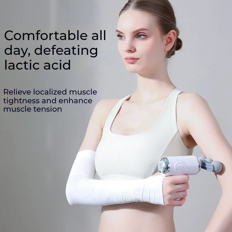 Picture of Full Body Massager Machine For Pain Relief, Electric Body massager Gun For Foot 3-Head Fascia Gun 9-Head Interchangeable Body Massager Deep Hitting Muscle Relaxation Shoulder, Waist and Back Massager Built-in battery 1000mah-1200mah inclusive Multicolor