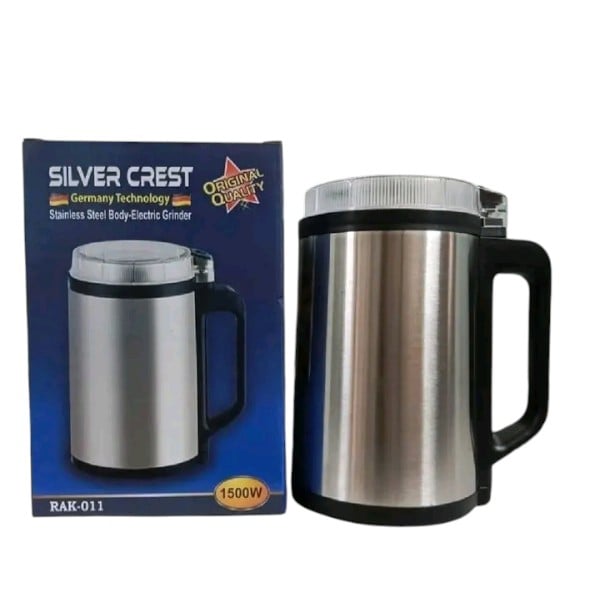 Picture of Silver Crest Electric Grinder 1500 Watt Stainless Steel Smart Electric Grinder Silver