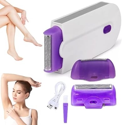 Picture of Professional Hair Removal Kit for Women USB Rechargeable Touch Laser Epilator Hand Razor Body Face Legs Bikini Free Shipping from Spain 