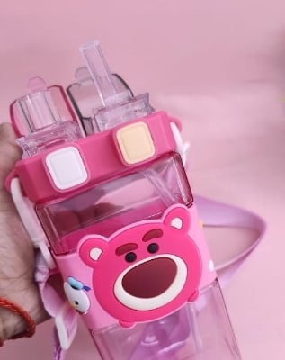 Picture of kids water Sipper (1 pcs) Water Sipper For Girls Water Bottle BPA-Free, Leak-Proof, and Easy to Clean School and Outdoor for Kids Girls & Boys Birthday Return Gifts Colour Multicolor Capacity 800 Milliliters Multicolor